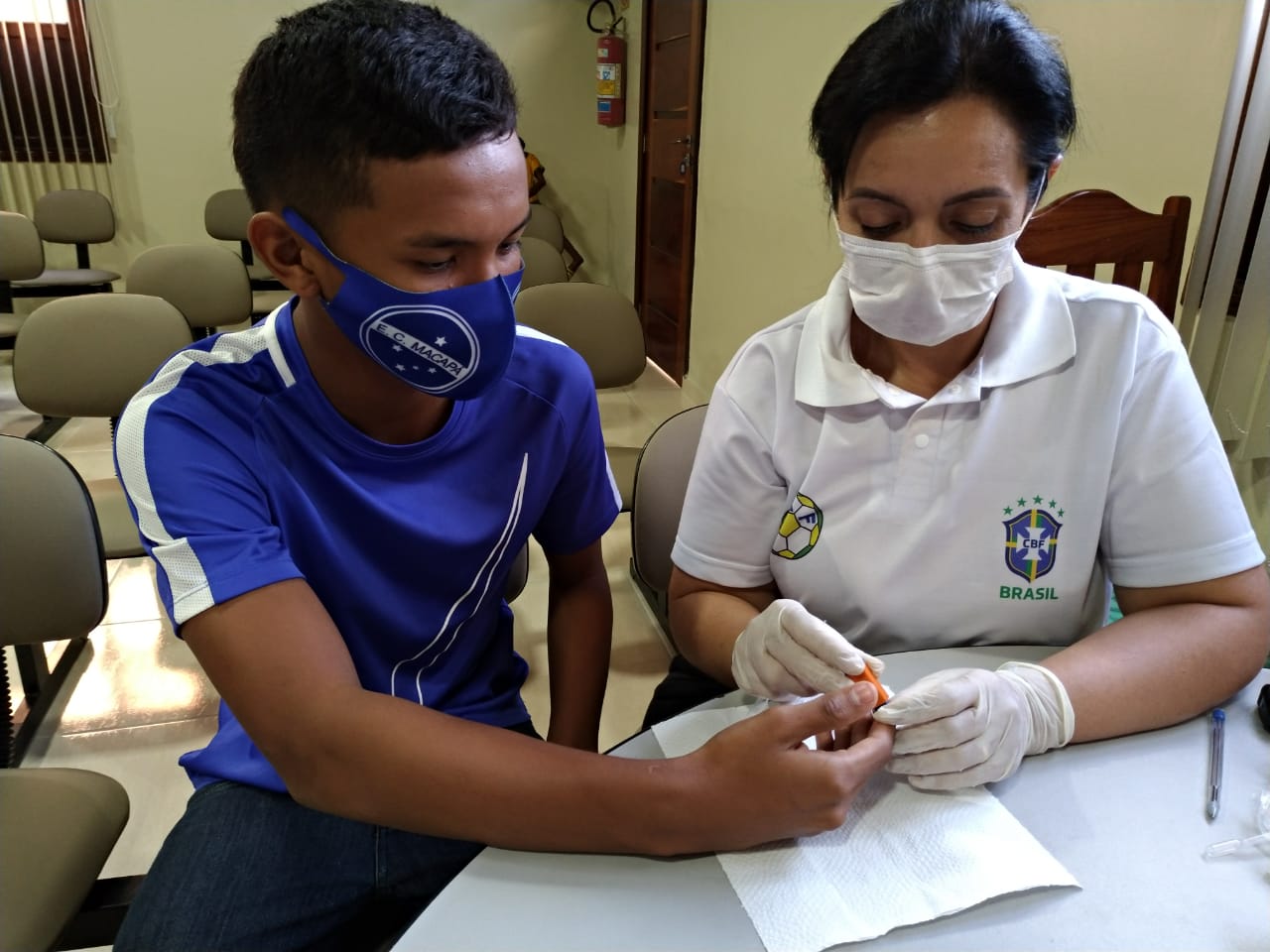 Ypiranga e E.C Macapá passam por testagens no protocolo de saúde da FAF