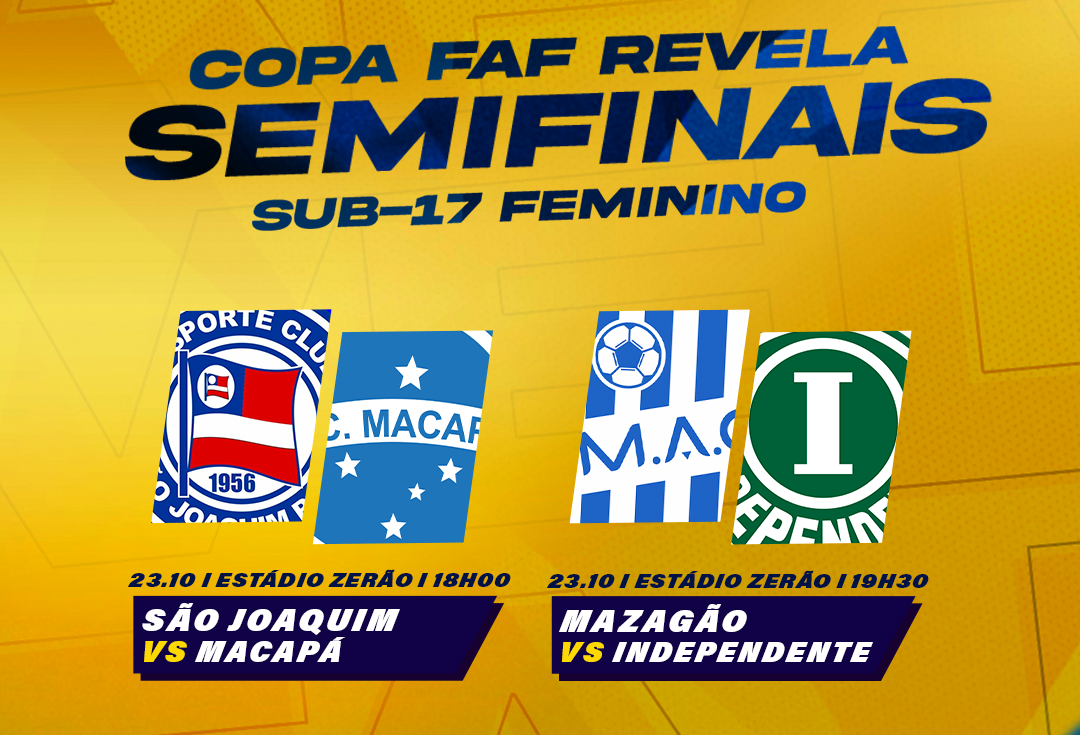 Semifinais da Copa FAF Revela Sub-17 Feminino acontecem nesta quarta-feira no Zerão